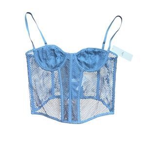 Urban Outfitters NWT Out From Under Fishnet Corset - XL